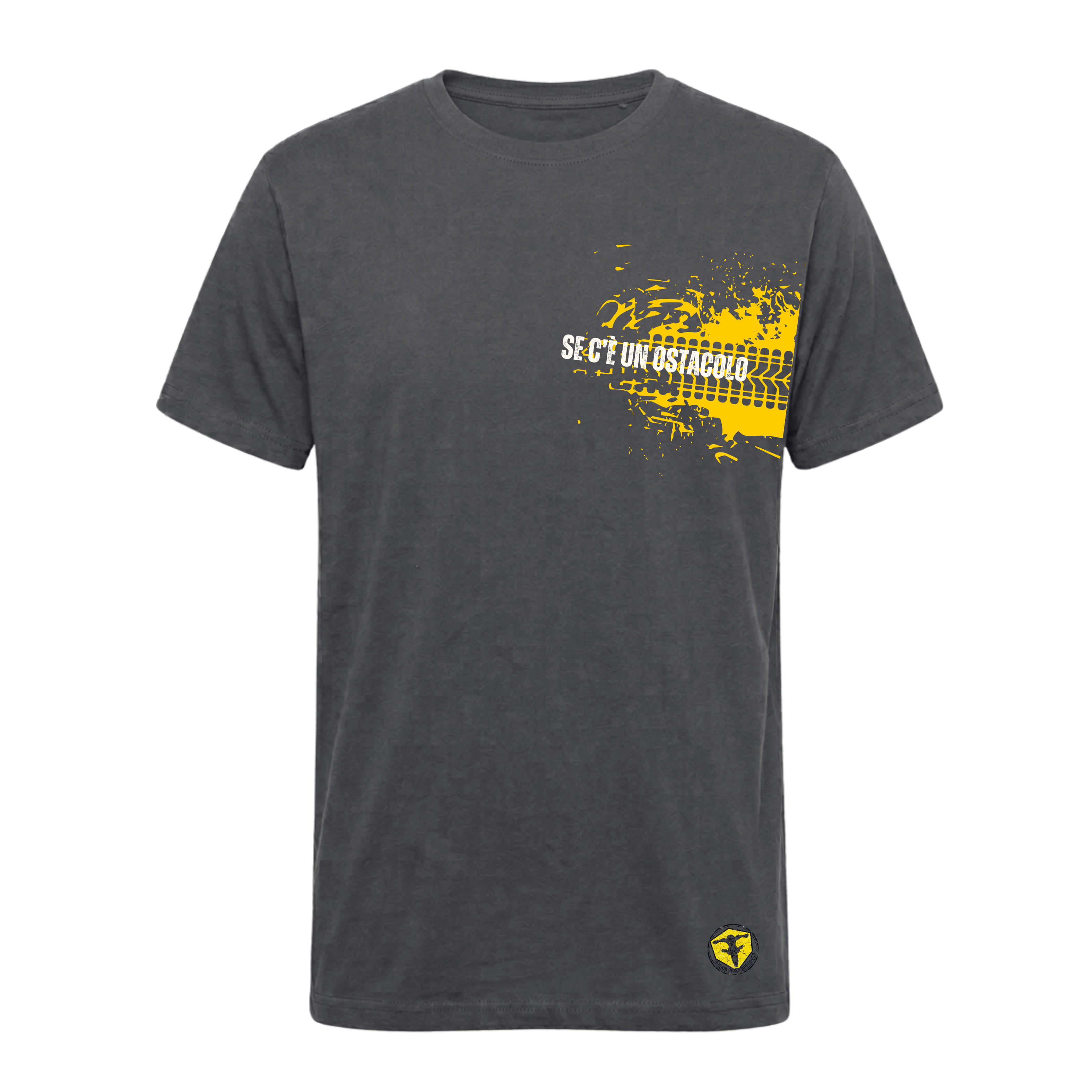 T-shirt a maniche corte "Se c'è un ostacolo...accelera"
